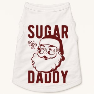 Sugar Daddy Funny Santa Christmas Doggie Tank