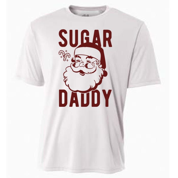 Sugar Daddy Funny Santa Christmas Cooling Performance Crew T-Shirt