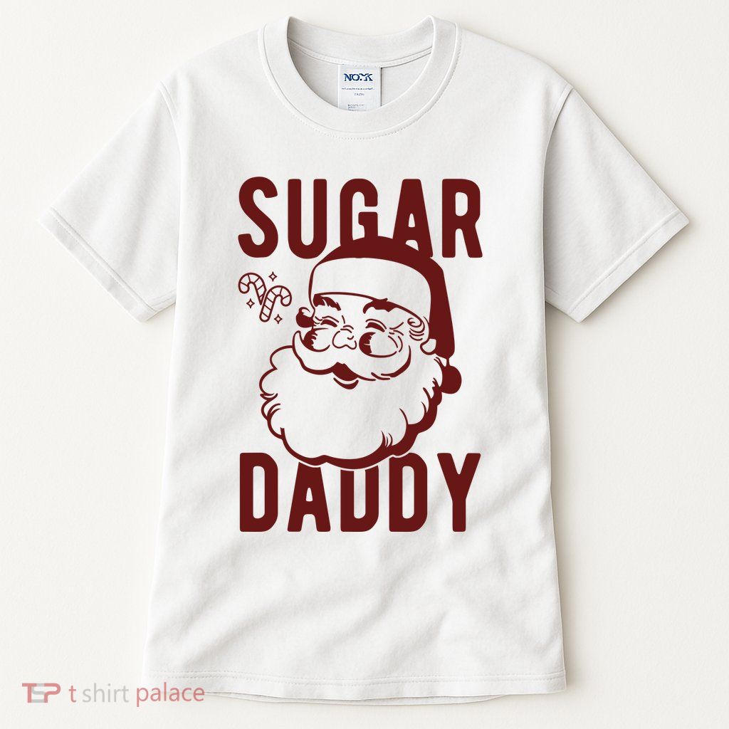 Sugar Daddy Funny Santa Christmas Tall T-Shirt