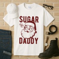Sugar Daddy Funny Santa Christmas Tall T-Shirt