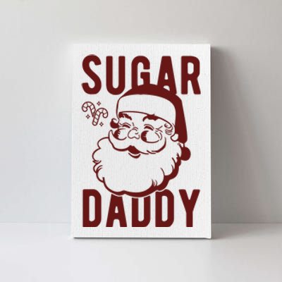 Sugar Daddy Funny Santa Christmas Canvas