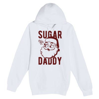 Sugar Daddy Funny Santa Christmas Premium Pullover Hoodie