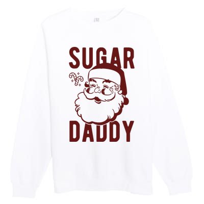 Sugar Daddy Funny Santa Christmas Premium Crewneck Sweatshirt