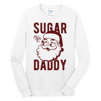 Sugar Daddy Funny Santa Christmas Tall Long Sleeve T-Shirt