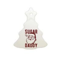 Sugar Daddy Funny Santa Christmas Ceramic Tree Ornament