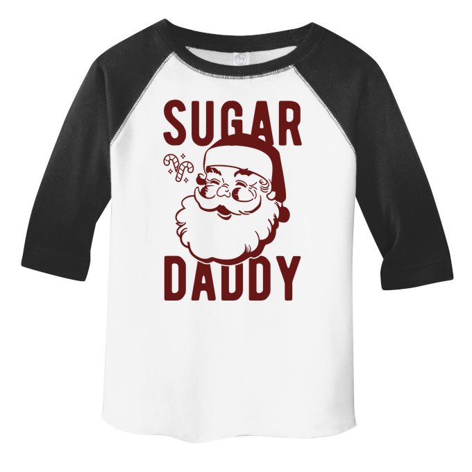 Sugar Daddy Funny Santa Christmas Toddler Fine Jersey T-Shirt