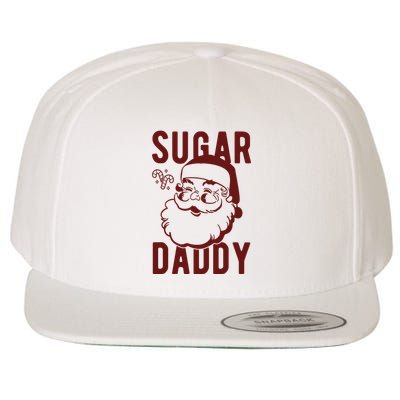Sugar Daddy Funny Santa Christmas Wool Snapback Cap