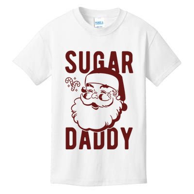 Sugar Daddy Funny Santa Christmas Kids T-Shirt