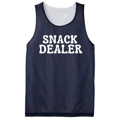 Snack Dealer Funny Mom Snack Time Snacking Joke Mesh Reversible Basketball Jersey Tank