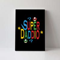 Super Daddio Funny Super Dad Daddy Father Canvas