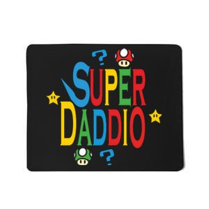 Super Daddio Funny Super Dad Daddy Father Mousepad