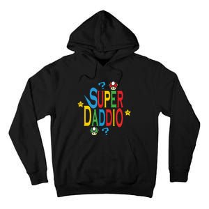 Super Daddio Funny Super Dad Daddy Father Tall Hoodie