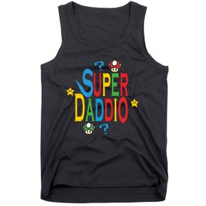 Super Daddio Funny Super Dad Daddy Father Tank Top