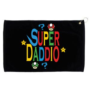 Super Daddio Funny Super Dad Daddy Father Grommeted Golf Towel