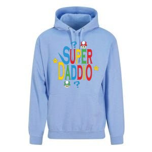 Super Daddio Funny Super Dad Daddy Father Unisex Surf Hoodie