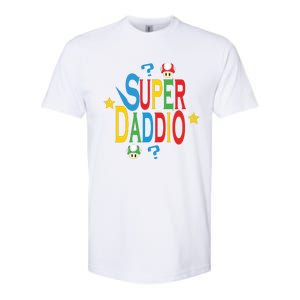 Super Daddio Funny Super Dad Daddy Father Softstyle CVC T-Shirt