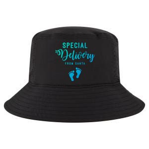 Special Delivery From Santa Pregnancy Announcet Gift Cool Comfort Performance Bucket Hat