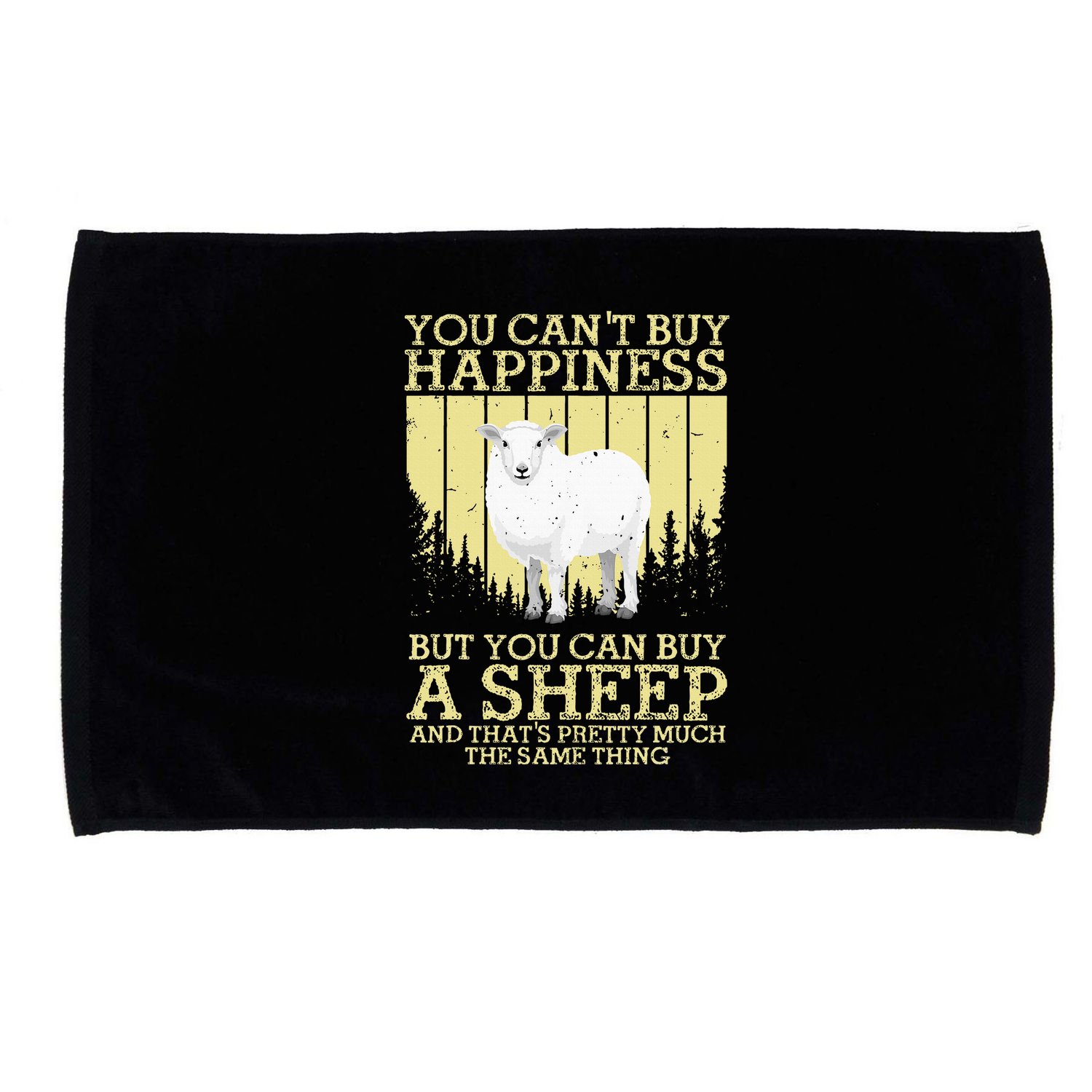 S.H.E.E.P. Design For Women Livestock Microfiber Hand Towel
