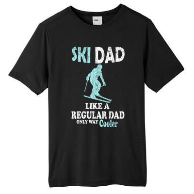 Ski Dad Funny Retro Vintage Skiing Skier Adventure Graphic Gift Tall Fusion ChromaSoft Performance T-Shirt