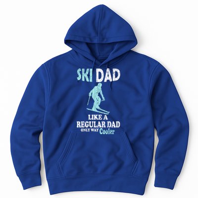 Ski Dad Funny Retro Vintage Skiing Skier Adventure Graphic Gift Hoodie