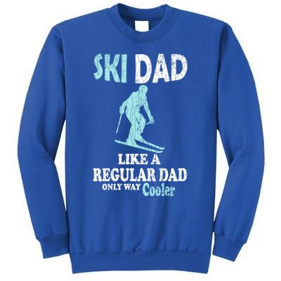 Ski Dad Funny Retro Vintage Skiing Skier Adventure Graphic Gift Sweatshirt