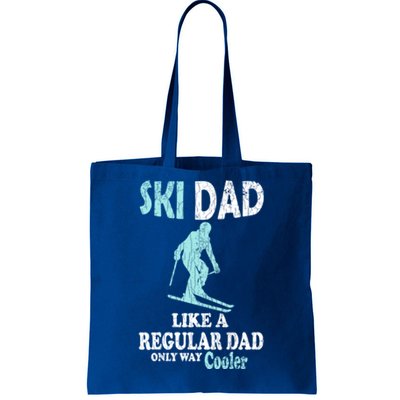 Ski Dad Funny Retro Vintage Skiing Skier Adventure Graphic Gift Tote Bag