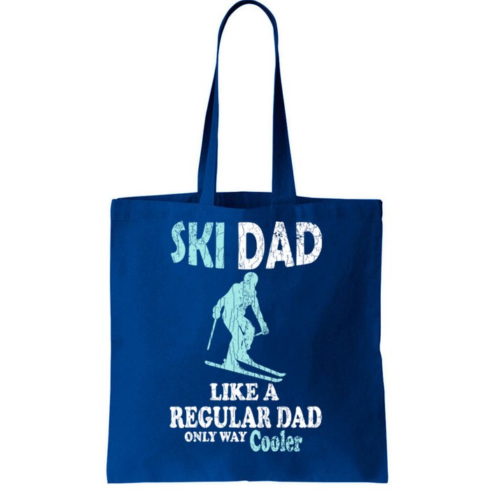 Ski Dad Funny Retro Vintage Skiing Skier Adventure Graphic Gift Tote Bag