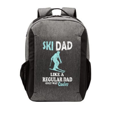 Ski Dad Funny Retro Vintage Skiing Skier Adventure Graphic Gift Vector Backpack