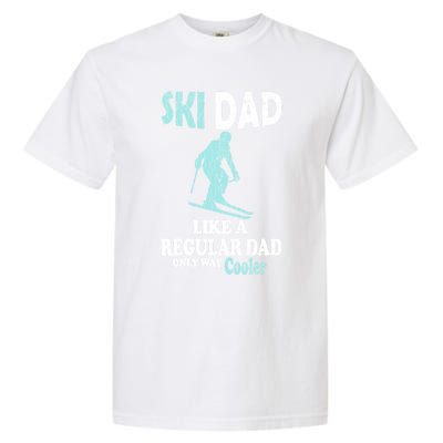 Ski Dad Funny Retro Vintage Skiing Skier Adventure Graphic Gift Garment-Dyed Heavyweight T-Shirt