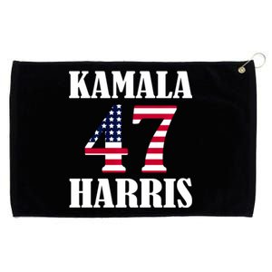 Standard Design Featuring Kamala 47 Hariis Text Grommeted Golf Towel