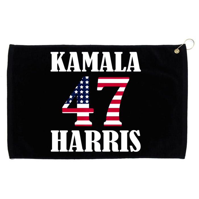 Standard Design Featuring Kamala 47 Hariis Text Grommeted Golf Towel