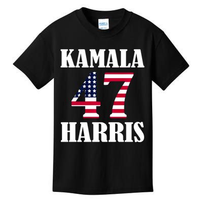 Standard Design Featuring Kamala 47 Hariis Text Kids T-Shirt