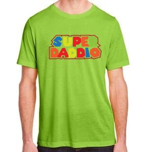 Super Daddio Funny Super Dad Daddy Father Adult ChromaSoft Performance T-Shirt