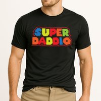 Super Daddio Funny Super Dad Daddy Father Cooling Performance Crew T-Shirt