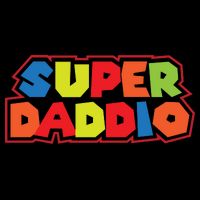 Super Daddio Funny Super Dad Daddy Father Cooling Performance Crew T-Shirt