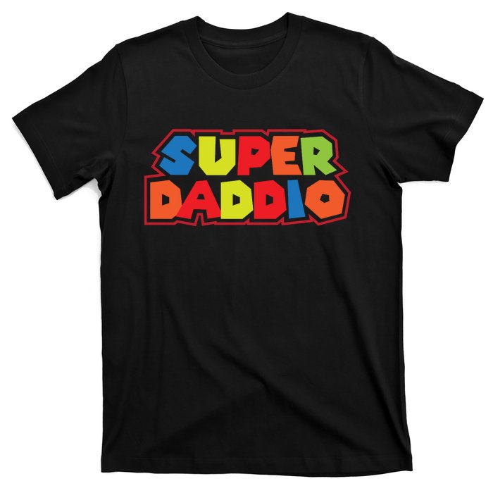 Super Daddio Funny Super Dad Daddy Father T-Shirt