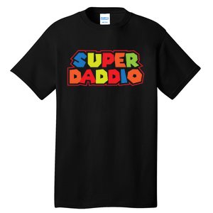 Super Daddio Funny Super Dad Daddy Father Tall T-Shirt