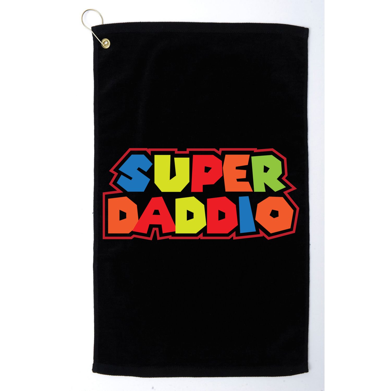 Super Daddio Funny Super Dad Daddy Father Golf Towel