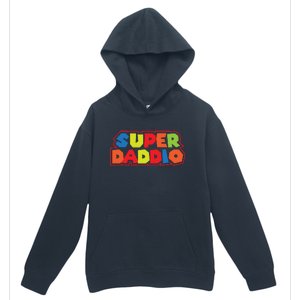 Super Daddio Funny Super Dad Daddy Father Urban Pullover Hoodie