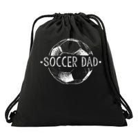 Soccer Dad Family Matching Team Player Gift Sport Lover Papa Drawstring Bag