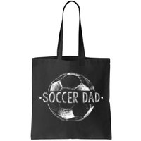 Soccer Dad Family Matching Team Player Gift Sport Lover Papa Tote Bag