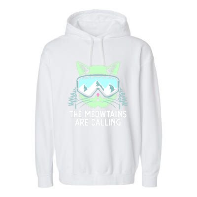 Ski Design For Adult Skier Snowboard Goggle Skiing Lover Garment-Dyed Fleece Hoodie