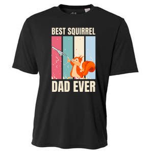 Squirrel Dad Funny Best Squirrel Dad Ever Cooling Performance Crew T-Shirt