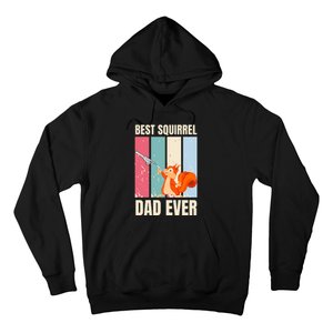 Squirrel Dad Funny Best Squirrel Dad Ever Hoodie