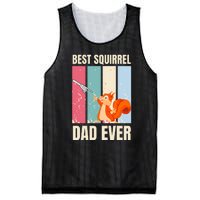 Squirrel Dad Funny Best Squirrel Dad Ever Mesh Reversible Basketball Jersey Tank