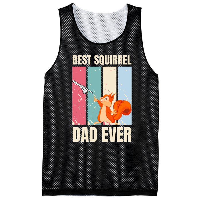 Squirrel Dad Funny Best Squirrel Dad Ever Mesh Reversible Basketball Jersey Tank