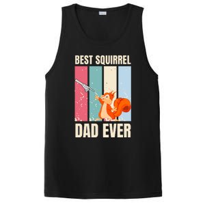 Squirrel Dad Funny Best Squirrel Dad Ever PosiCharge Competitor Tank