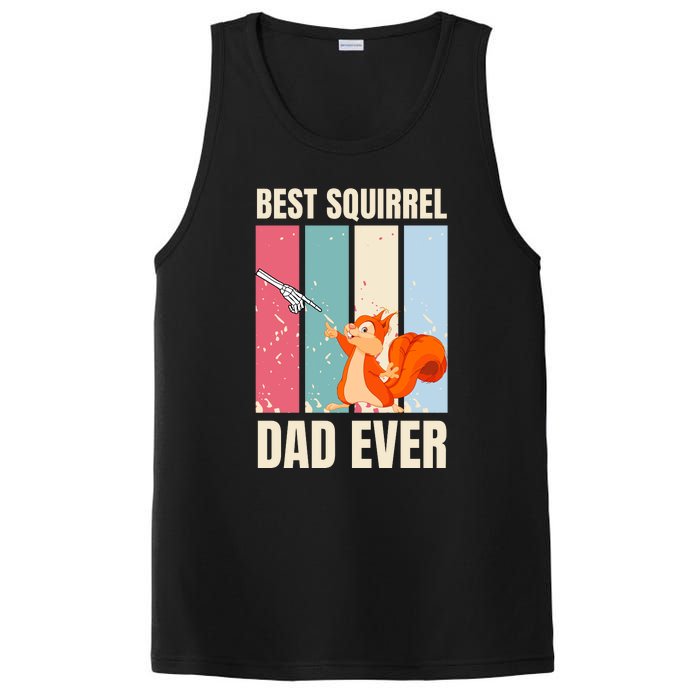 Squirrel Dad Funny Best Squirrel Dad Ever PosiCharge Competitor Tank