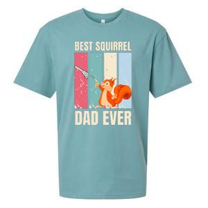 Squirrel Dad Funny Best Squirrel Dad Ever Sueded Cloud Jersey T-Shirt