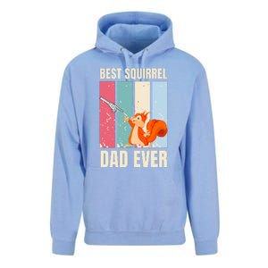 Squirrel Dad Funny Best Squirrel Dad Ever Unisex Surf Hoodie